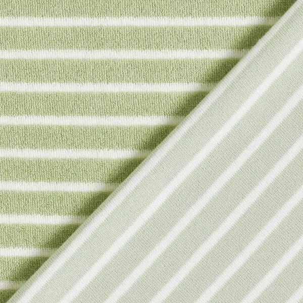 Terry Cloth Jersey Stripes – Pistachio 6 Terry Cloth Jersey Stripes – Pistachio - Image 4