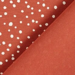 Cotton Jersey Irregular Dots – Terracotta -Tailor Supplies Sales Store ZB01 228