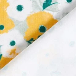GOTS Cotton Jersey Birds & Flowers | Tula – Pastel Green -Tailor Supplies Sales Store ZB01 245