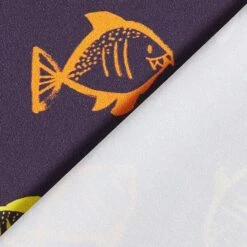 Swimsuit Fabric Sharks – Navy Blue -Tailor Supplies Sales Store ZB01 249