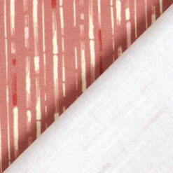 GOTS Cotton Jersey Stripes | Tula – Dusky Pink/terracotta -Tailor Supplies Sales Store ZB01 258
