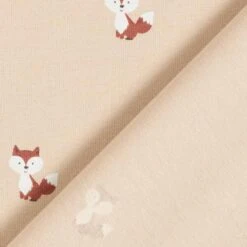 Cotton Jersey Little Foxes – Sand 12 Cotton Jersey Little Foxes – Sand -Tailor Supplies Sales Store ZB01 260