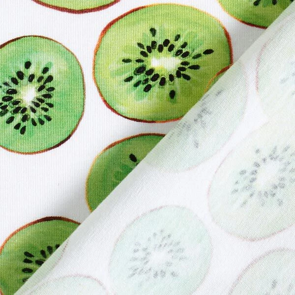 Cotton Jersey Kiwis – White/apple Green 6 Cotton Jersey Kiwis – White/apple Green - Image 4