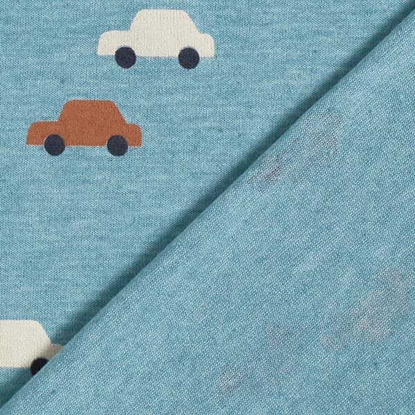 Cotton Jersey Toy Cars – Denim Blue/natural 6 Cotton Jersey Toy Cars – Denim Blue/natural - Image 4