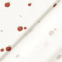 Cotton Jersey Little Apples – Offwhite -Tailor Supplies Sales Store ZB01 285