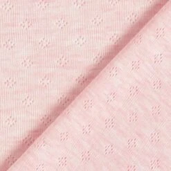 Fine Jersey Knit With OpenworkMelange – Light Pink -Tailor Supplies Sales Store ZB01 289