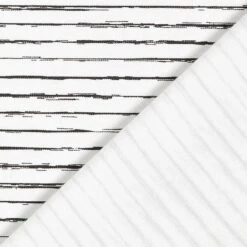 Cotton Jersey Scribble Stripes – Offwhite -Tailor Supplies Sales Store ZB01 29