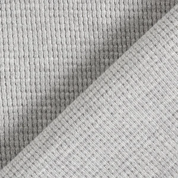 Mini Cotton Waffle Jersey Plain – Light Grey 5 Mini Cotton Waffle Jersey Plain – Light Grey - Image 3