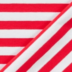 Cotton Jersey Wide Stripes – Red/white 11 Cotton Jersey Wide Stripes – Red/white -Tailor Supplies Sales Store ZB01 316
