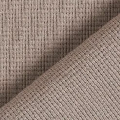 Mini Cotton Waffle Jersey Plain – Taupe -Tailor Supplies Sales Store ZB01 323