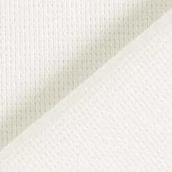 Mini Cotton Waffle Jersey Plain – White -Tailor Supplies Sales Store ZB01 333
