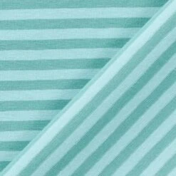 Cotton Jersey Narrow Stripes – Mint/light Blue -Tailor Supplies Sales Store ZB01 343