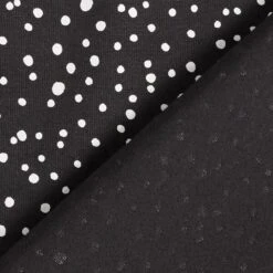 Cotton Jersey Irregular Dots – Black 10 Cotton Jersey Irregular Dots – Black -Tailor Supplies Sales Store ZB01 345