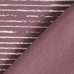 Cotton Jersey Scribble Stripes – Aubergine -Tailor Supplies Sales Store ZB01 346