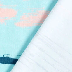 GOTS Cotton Jersey Corn Silk | Tula – Aqua Blue/petrol -Tailor Supplies Sales Store ZB01 350