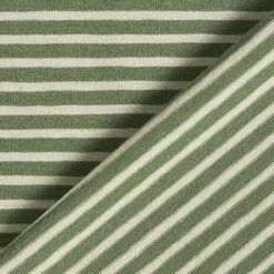 Narrow Stripes Cotton Jersey – Reed/pine -Tailor Supplies Sales Store ZB01 353