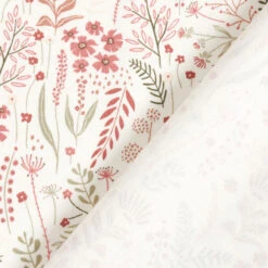 Cotton Jersey Creeping Flower Meadow– Offwhite -Tailor Supplies Sales Store ZB01 368