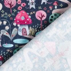 Cotton Jersey Mice On The Move Digital Print – Navy Blue -Tailor Supplies Sales Store ZB01 369