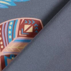 Cotton Jersey Colourful Feathers – Blue Grey 10 Cotton Jersey Colourful Feathers – Blue Grey -Tailor Supplies Sales Store ZB01 4