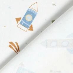 Cotton Jersey Rockets – Offwhite -Tailor Supplies Sales Store ZB01 429