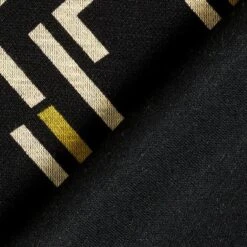 Romanit Jersey, Open Check – Black -Tailor Supplies Sales Store ZB01 436