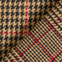 Glen Plaid Cotton Coating Fabric – Mocca -Tailor Supplies Sales Store ZB01 461