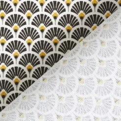 Coated Cotton Little Fans – Black 11 Coated Cotton Little Fans – Black -Tailor Supplies Sales Store ZB01 525