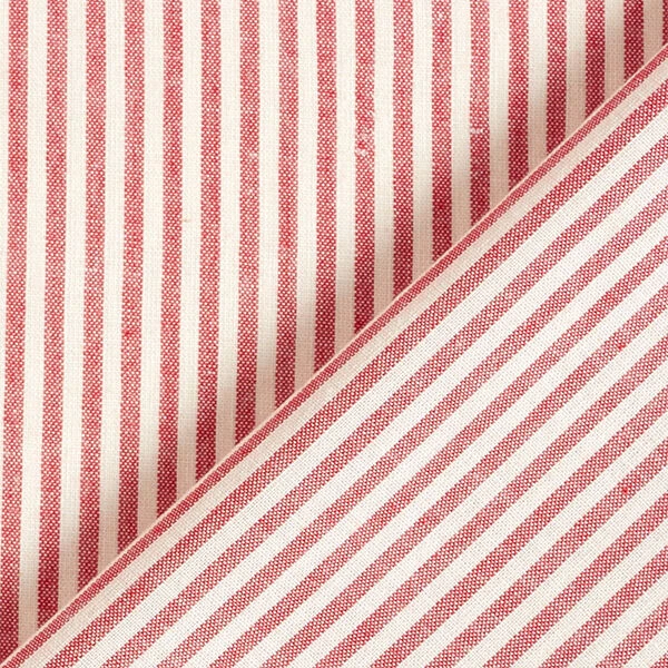 Cotton Viscose Blend Stripes – Chili/offwhite 6 Cotton Viscose Blend Stripes – Chili/offwhite - Image 4