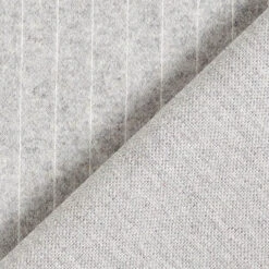 Jacquard Knit Brushed Pinstripe – Light Grey 13 Jacquard Knit Brushed Pinstripe – Light Grey -Tailor Supplies Sales Store ZB01 532