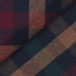 Stretch Tartan – Navy -Tailor Supplies Sales Store ZB01 544
