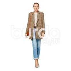 Wide Cut Jacket | Blazer, Burda 6463 | 34 - 46 -Tailor Supplies Sales Store ZB01 555