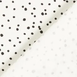 Cotton Jersey Irregular Dots – White -Tailor Supplies Sales Store ZB01 56