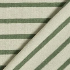 Narrow & Wide Stripes Cotton Jersey – Reed/pine -Tailor Supplies Sales Store ZB01 60
