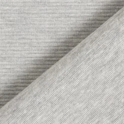 Ottoman Ribbed Jersey Melange – Light Grey -Tailor Supplies Sales Store ZB01 63