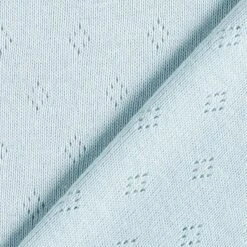 Fine Jersey Knit With Openwork – Light Blue -Tailor Supplies Sales Store ZB01 65