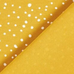 Cotton Jersey Irregular Dots – Curry -Tailor Supplies Sales Store ZB01 75