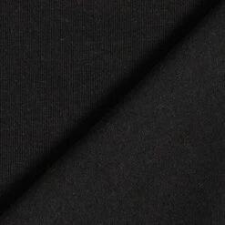 Plain Cotton Linen Blend Jersey – Black -Tailor Supplies Sales Store ZB01 89