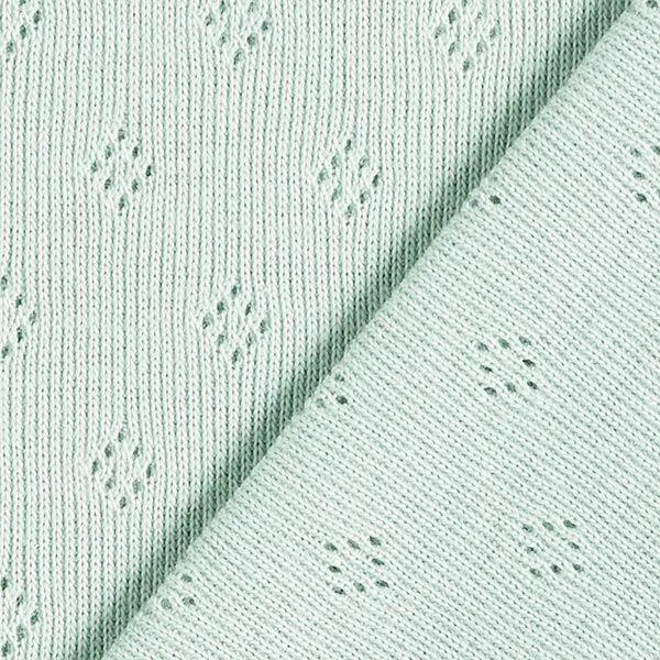 Fine Jersey Knit With Openwork – Mint 5 Fine Jersey Knit With Openwork – Mint - Image 3