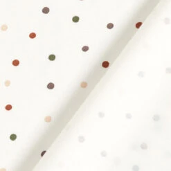 Cotton Jersey Colourful Dots– Offwhite -Tailor Supplies Sales Store ZB01 95