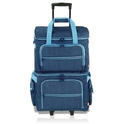 Sewing Machine Trolley | PRYM - Denim/turquoise -Tailor Supplies Sales Store ZB01 962