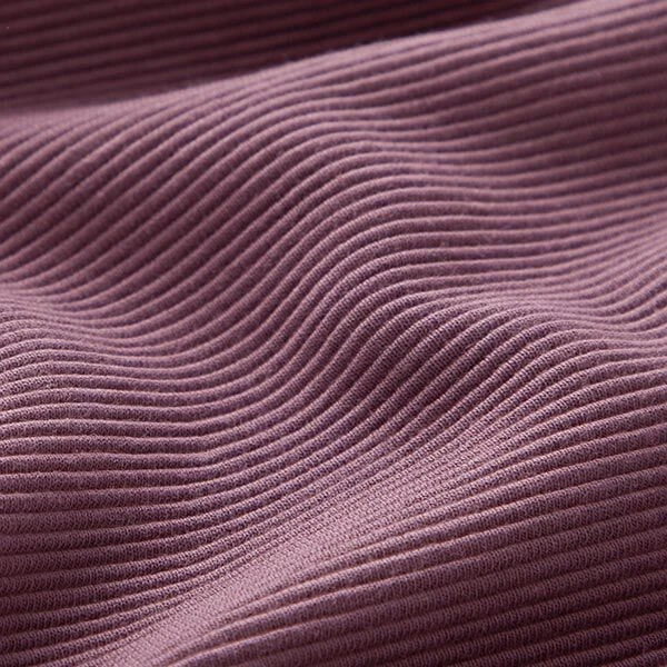 Ottoman Ribbed Jersey Plain – Aubergine 4 Ottoman Ribbed Jersey Plain – Aubergine - Image 2