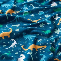 Dino World Cotton Jersey | PETIT CITRON – Petrol -Tailor Supplies Sales Store ZB02 130