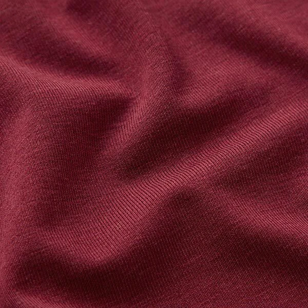 Bamboo Viscose Jersey Plain – Burgundy 4 Bamboo Viscose Jersey Plain – Burgundy - Image 2