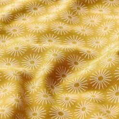 Cotton Jersey Shiny Flowers – Curry Yellow 8 Cotton Jersey Shiny Flowers – Curry Yellow -Tailor Supplies Sales Store ZB02 190
