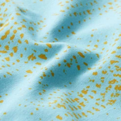 GOTS Cotton Jersey Ears Of Corn | Tula – Aqua Blue/curry Yellow -Tailor Supplies Sales Store ZB02 214