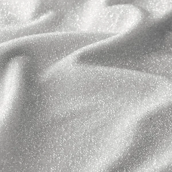 Glamour Tinsel Glitter Jersey– Silver Metallic 4 Glamour Tinsel Glitter Jersey– Silver Metallic - Image 2