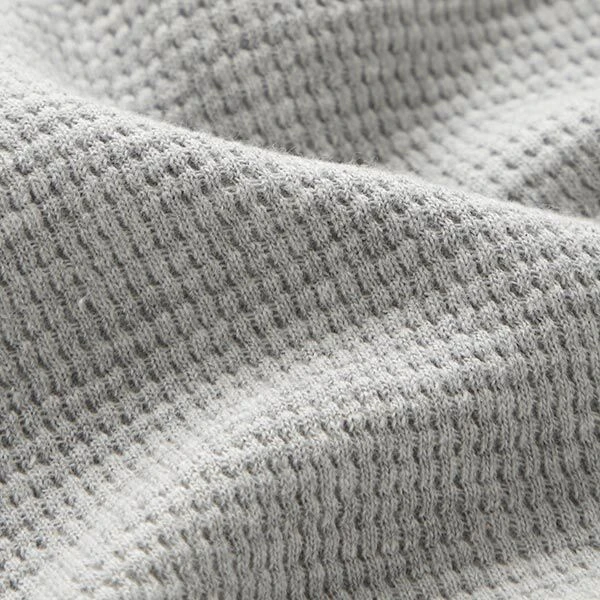 Mini Cotton Waffle Jersey Plain – Light Grey 4 Mini Cotton Waffle Jersey Plain – Light Grey - Image 2