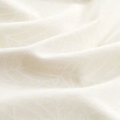 Illustrated Leaves Cotton Jersey – Offwhite/white 9 Illustrated Leaves Cotton Jersey – Offwhite/white -Tailor Supplies Sales Store ZB02 319