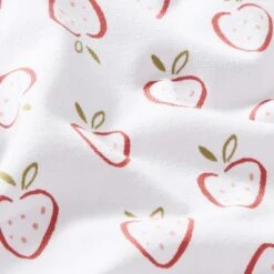 Cotton Jersey Stylised Strawberries – White/pink -Tailor Supplies Sales Store ZB02 367