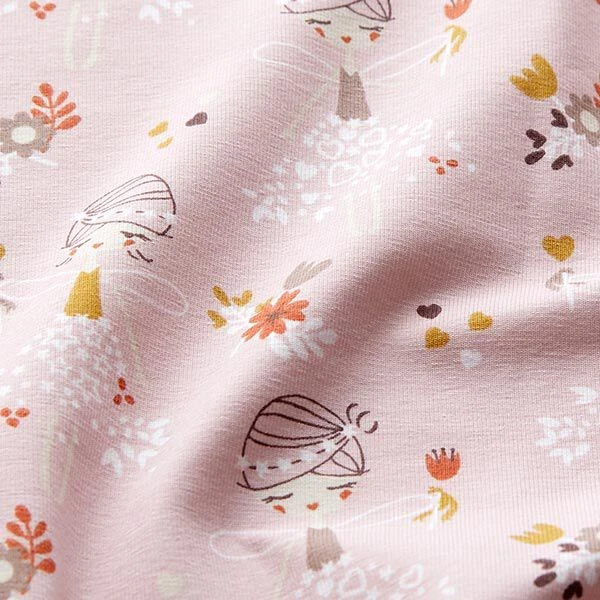 Cotton Jersey Flower Fairy – Rosé 4 Cotton Jersey Flower Fairy – Rosé - Image 2